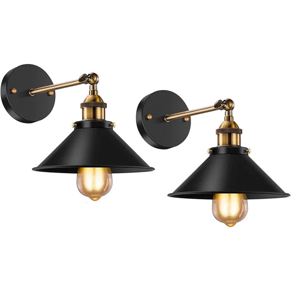 Kahani Iron Armed Sconce (Set of 2) | Wayfair North America