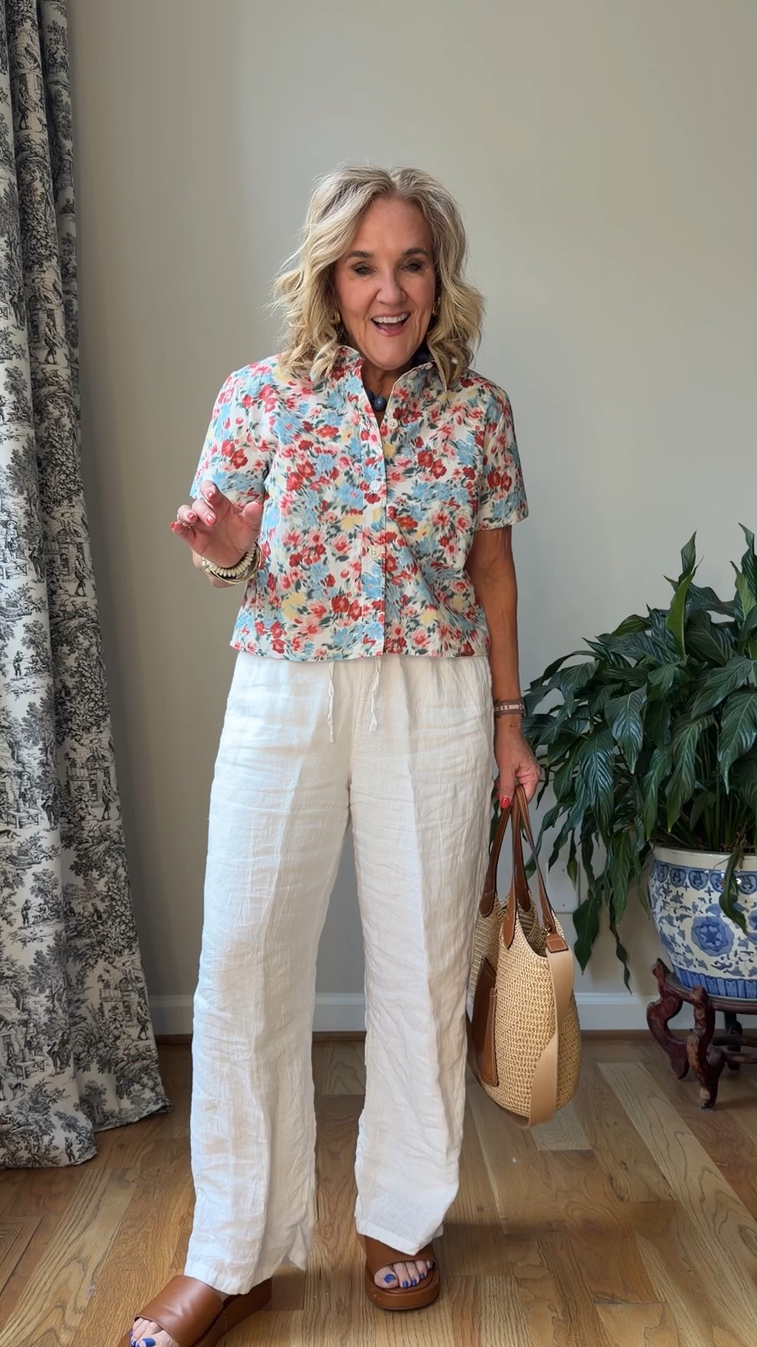 @jcrew new arrivals and I’m wild about them 
Everything is regular size medium or 8 s cost the barrel jeans they’re a 29 petite 

I’m wearing a few quince pieces at first size medium 
Target shorts size 8
10% off the Eric javits tote code NANETTE 

Spring skirts white jeans graduation outfit

#LTKSeasonal #LTKOver40 #LTKPetite