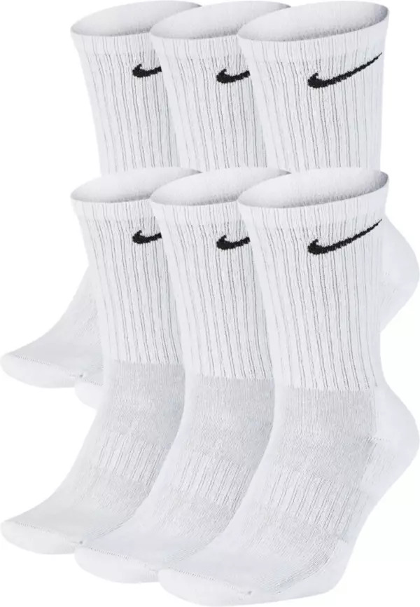 Nike Dri-FIT Everyday Cushioned Training Crew Socks – 6 Pack | Dick's Sporting Goods
