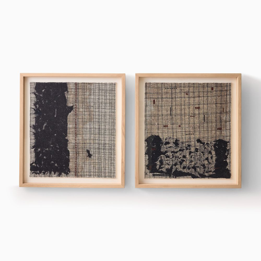 Embroidered Lines Wall Art | West Elm (US)