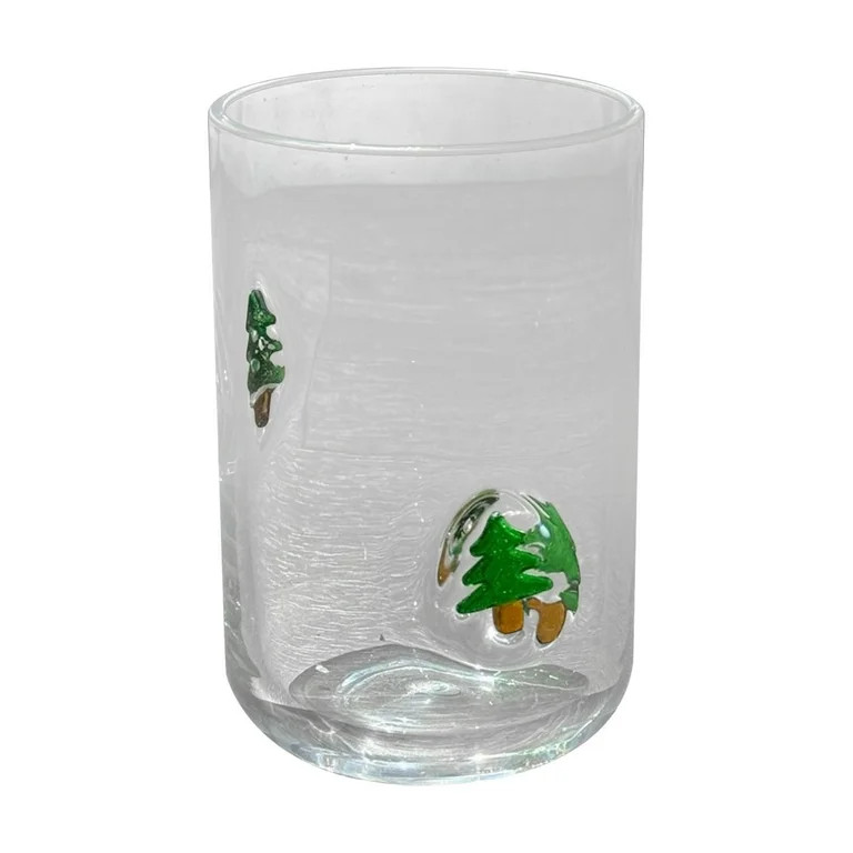 Vacemry Under $5 Stained Glass Christmas Cup, Holiday Themed Juice Glass with Colorful Patterns, ... | Walmart (US)