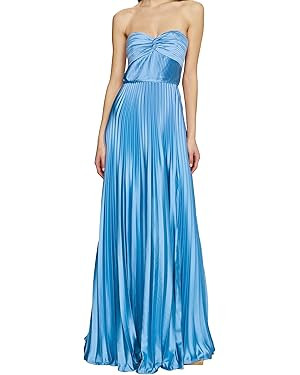 AMUR Women's Stef Pleated Gown | Amazon (US)