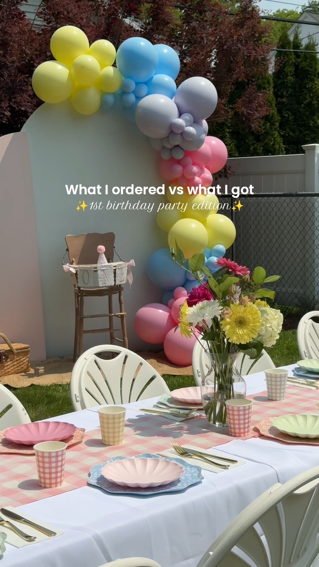 1st birthday party details 🎀💫 

#LTKFindsUnder50 #LTKBaby #LTKFamily