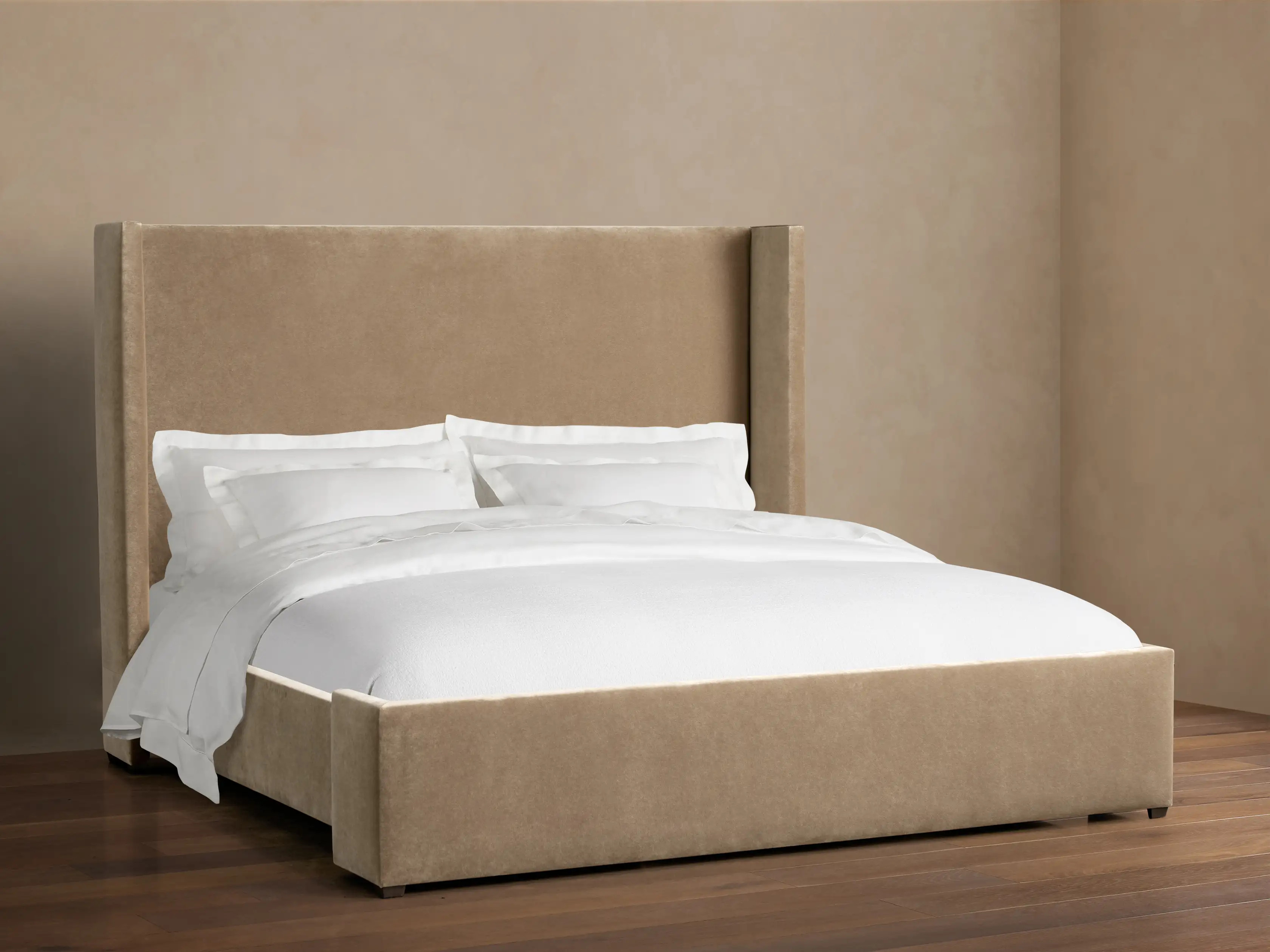 Wyller Bed with Tall Headboard | Arhaus