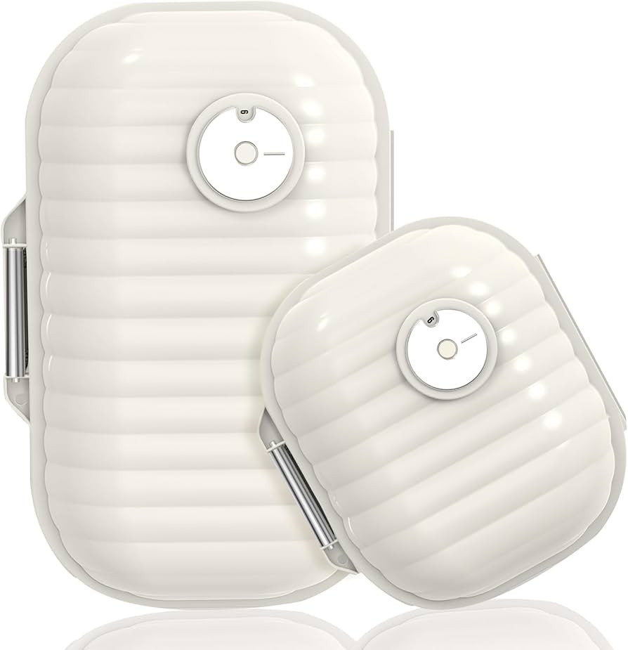 Travel Pill Organizer, 2 Pack Portable Pill Box 7 Day Small Pill Case Moisture Proof Daily Medici... | Amazon (US)