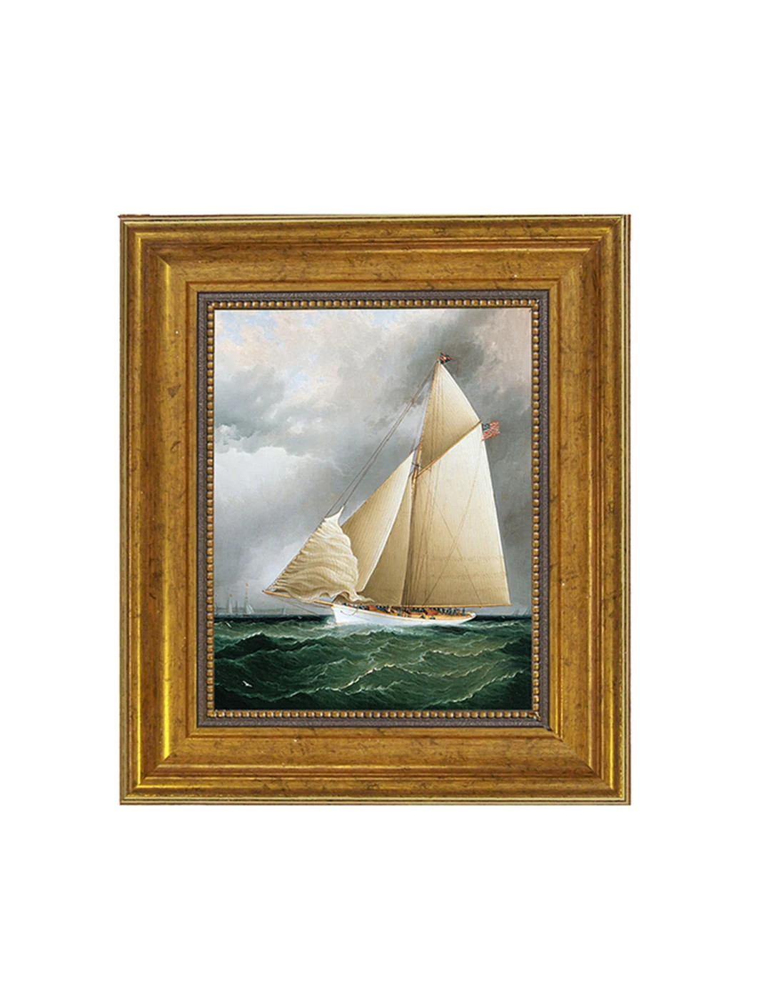 Racing Sloop Oil Painting Print Reproduction on Canvas in - Etsy | Etsy (US)