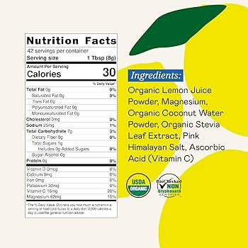 GOODONYA Organic Hydration Electrolyte Drink Mix, Certified Organic Hydration Powder, Non-GMO, Bi... | Amazon (US)