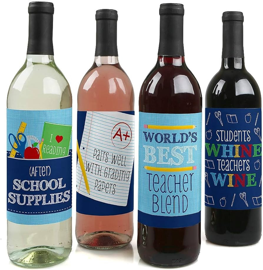 Big Dot of Happiness Funny Colorful - Teacher Appreciation First and Last Day of School Gift Deco... | Amazon (US)