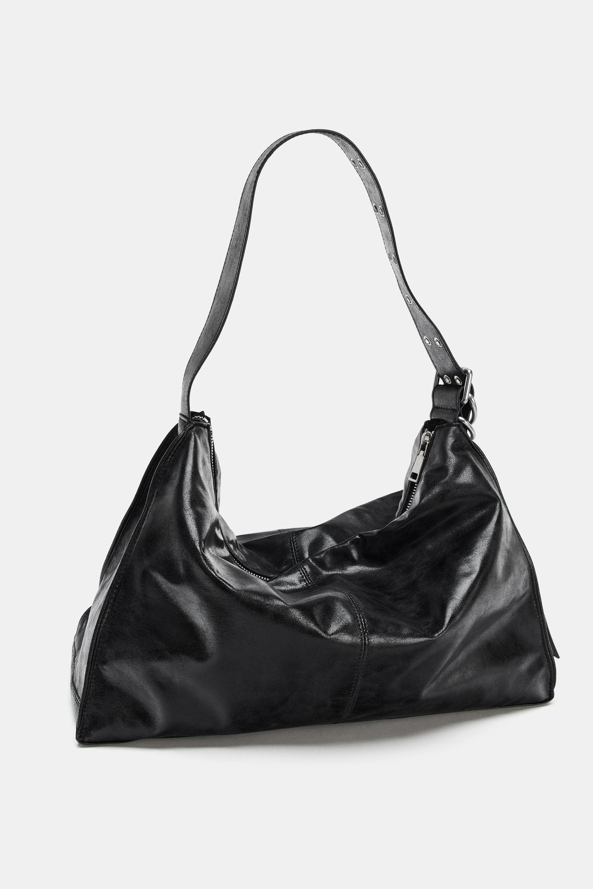 MAXI BUCKET BAG WITH METAL EYELETS | Zara US