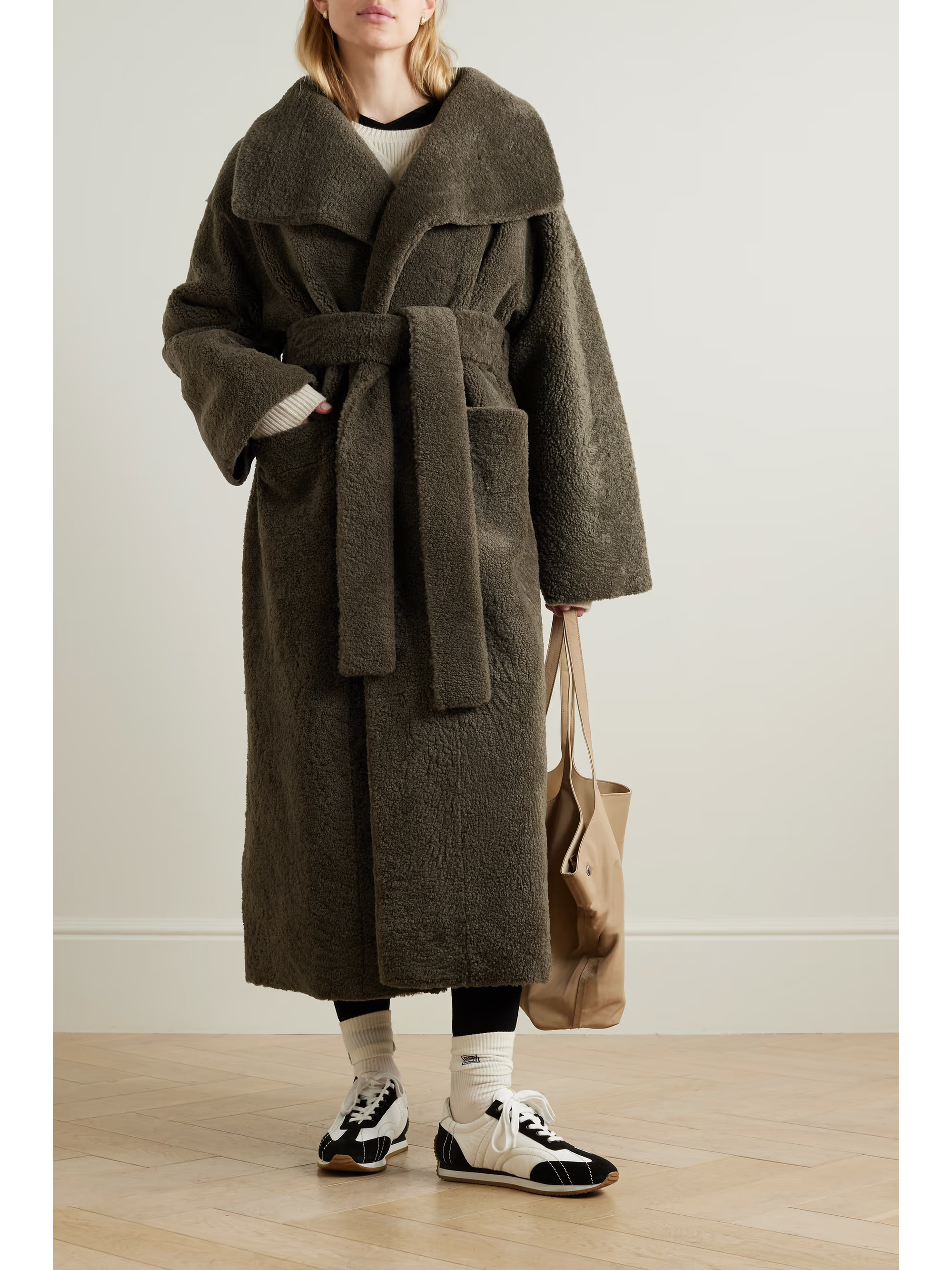 Belted shearling coat | NET-A-PORTER (UK & EU)