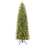 National Tree Company Pre-Lit 'Feel Real' Artificial Slim Downswept Christmas Tree, Green, Dougla... | Amazon (US)