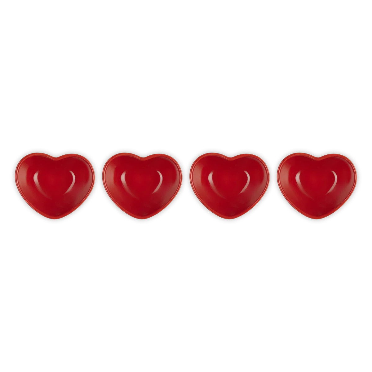 Le Creuset Stoneware Set Of 4 Heart Mini Bowls Multi Color (Set of 4) | Wayfair North America