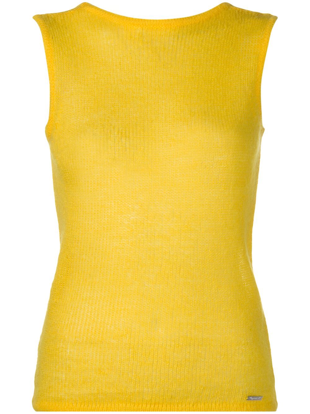 Dsquared2 crew neck knitted vest - Yellow | FarFetch US