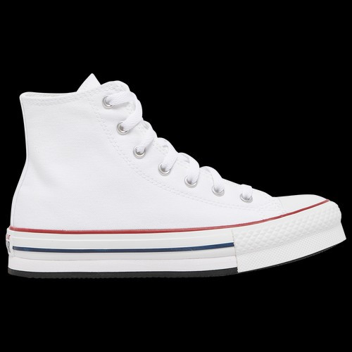 Converse Girls Converse Hi Platform - Girls' Grade School Basketball Shoes White/White Size 04.0 | Foot Locker (US)