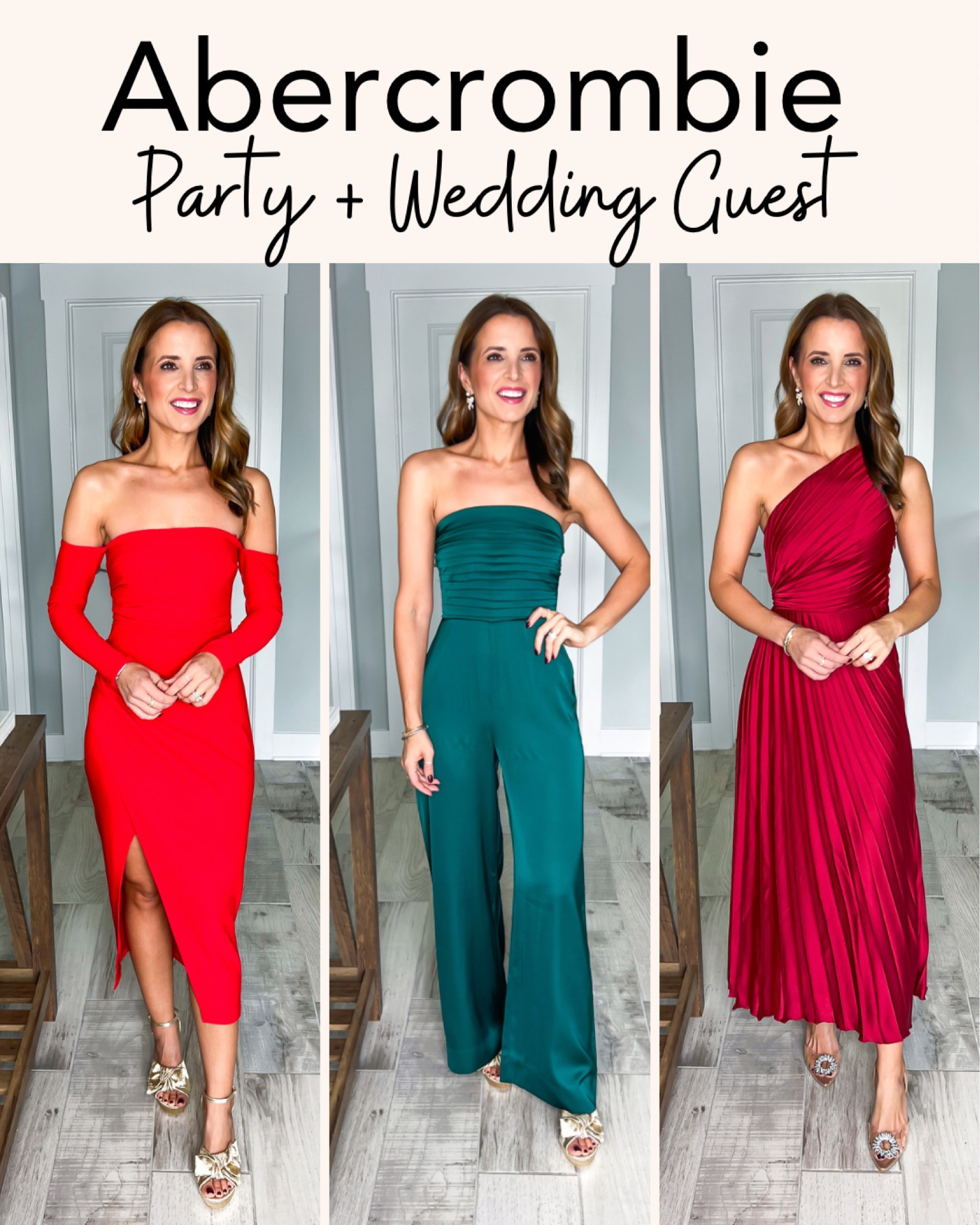 Cyber Monday deals - Abercrombie party dresses on sale! Wedding guest dresses. Sequin dresses. New Year’s Eve dresses. Holiday party dresses. Christmas party dresses. Date night dresses. 
Black Friday dresses. 

#1: Wearing XXS petite but would have preferred regular length.
#2: XXS regular 
#3: XXS petite (currently sold out but hoping they bring it back)

#LTKHoliday #LTKparties #LTKwedding