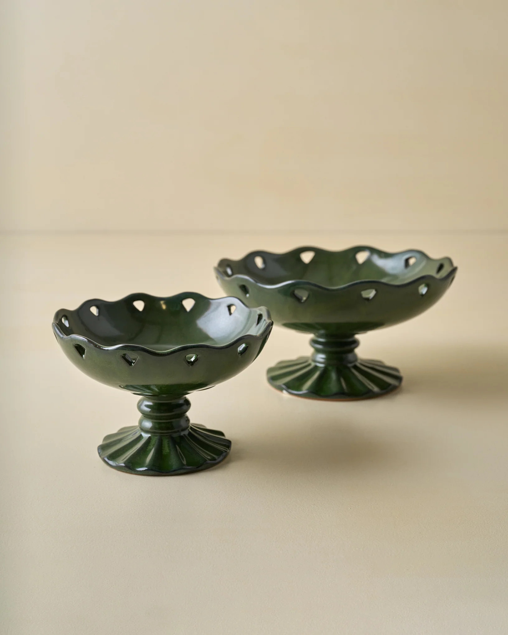 Libby Glazed Ceramic Footed Bowl | Magnolia