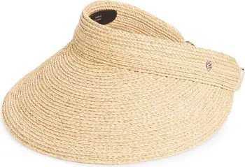 Helen Kaminski 'Kirsten' Packable Raffia Visor | Nordstrom | Nordstrom