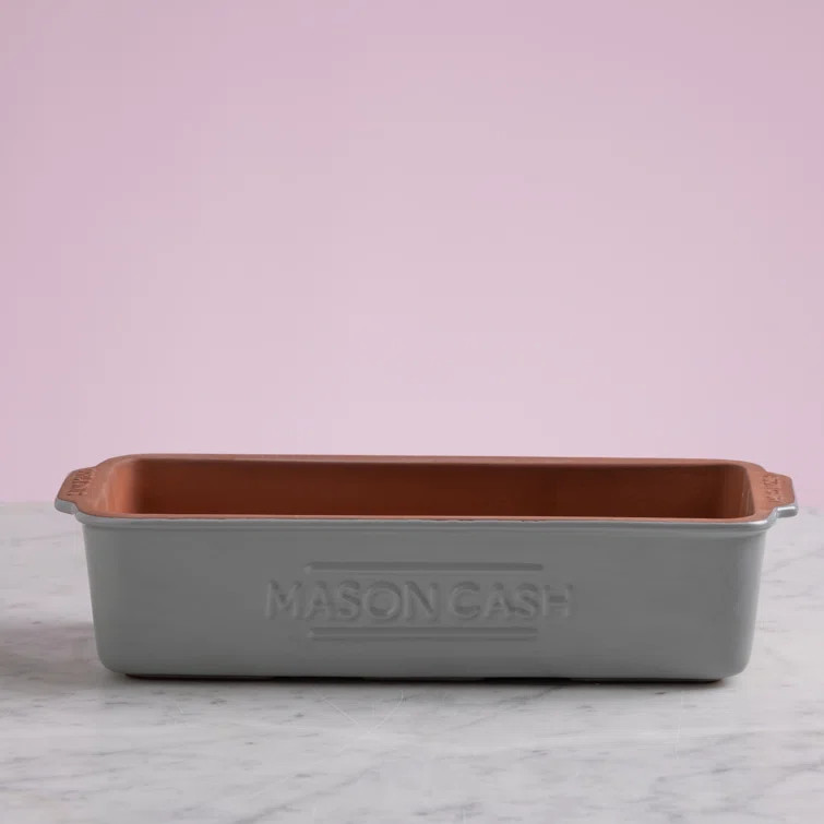 Mason Cash Innovative Kitchen 0.95 qt. Earthenware Rectangular Terracotta Loaf Pan | Wayfair North America