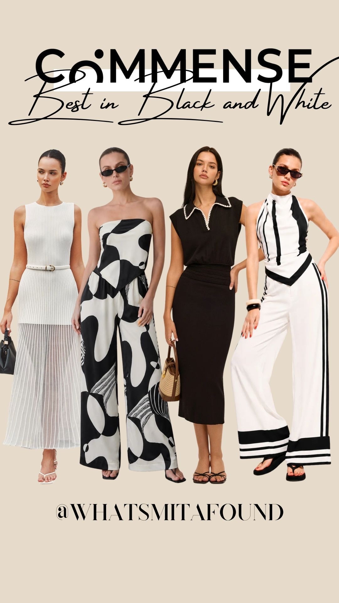 Cute new finds from Commense in black and white!

#LTKootd #LTKSeasonal #LTKOver40