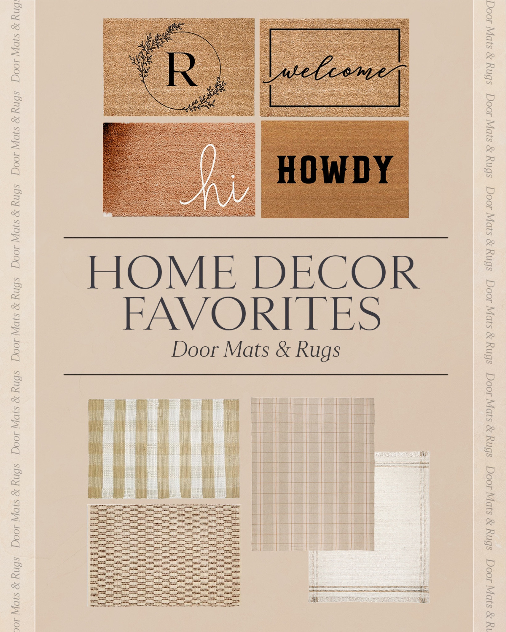 HOME \ front door spring decor layering rugs and mats!

Porch
Outdoor 
Target
Amazon 

#LTKfindsunder50 #LTKSeasonal #LTKhome