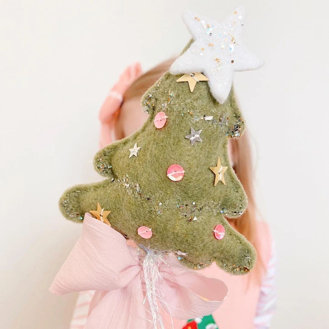 Christmas Tree Jingle Wand  Felt Christmas Wand  Magic Wand - Etsy | Etsy (US)