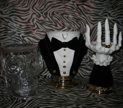 Bath & Body Works Halloween SKULL / WITCH HAND / TUX BUST Candle Holder *CHOOSE* | eBay US