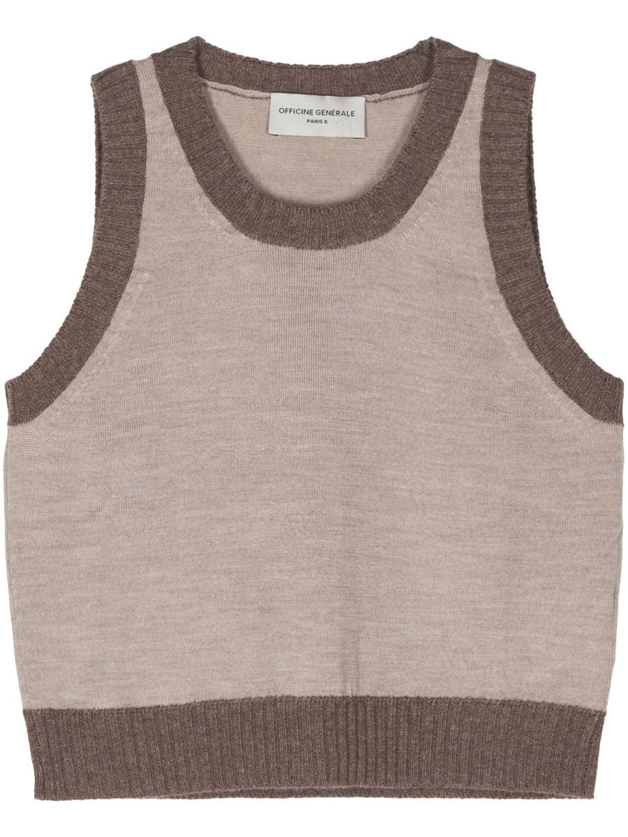 Officine Générale Gabriela Tank Itl Wo Contr Rib Clothing | Baltini