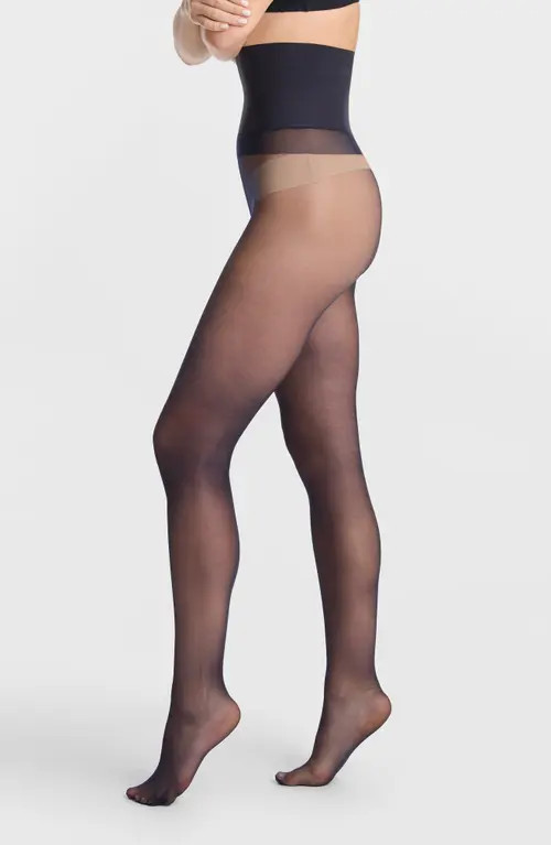 Commando Premium Sheer Tights in Navy at Nordstrom, Size Large | Nordstrom