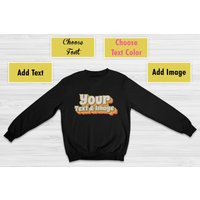 Custom Text & Image Sweatshirt Personalized Unisex Design | Etsy (US)