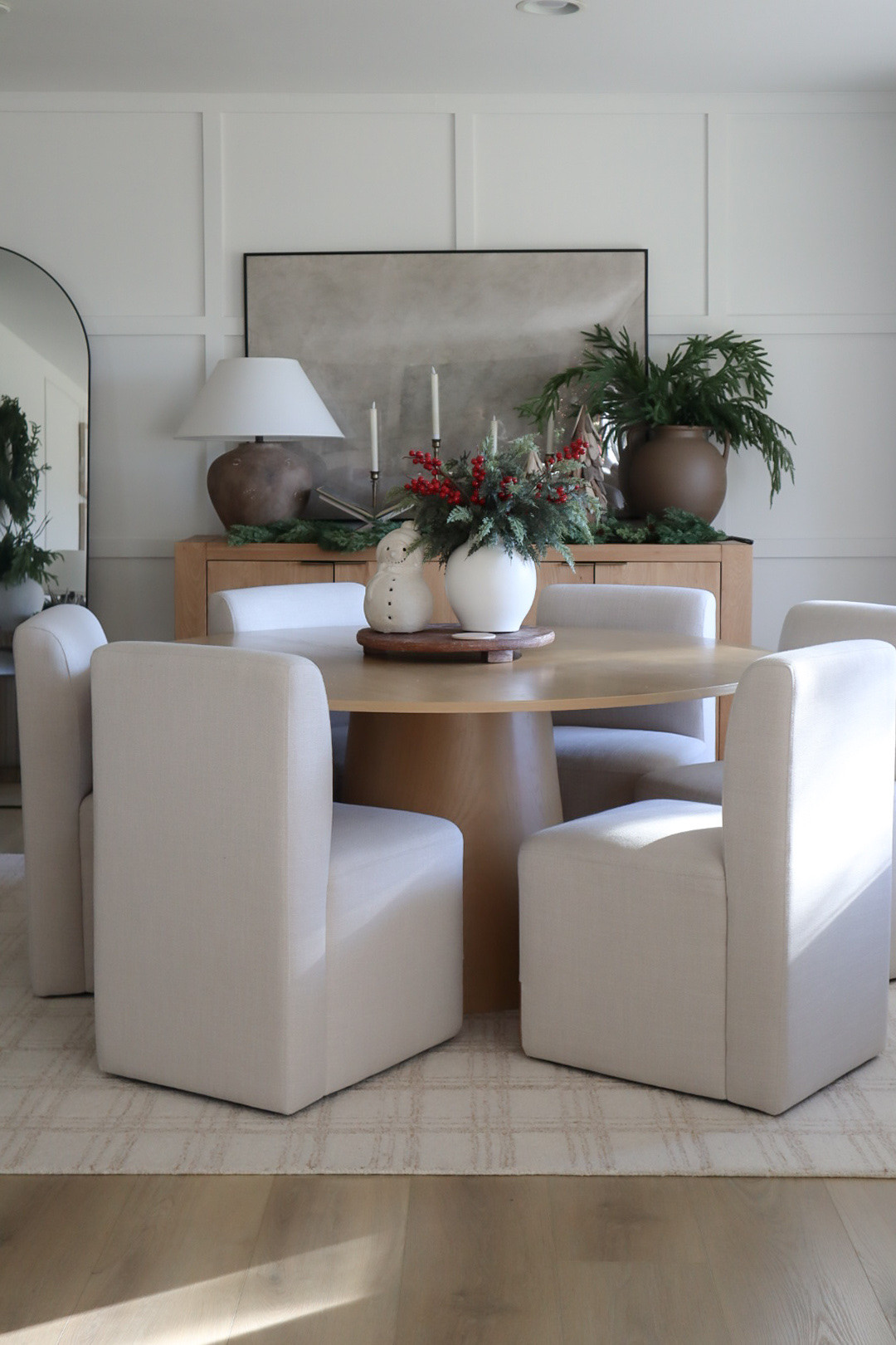 Neutral earthy dining room 

#LTKHome #LTKHoliday