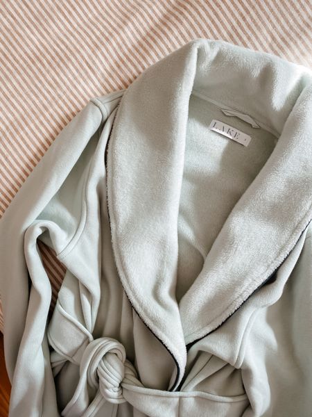 The coziest robe from LAKE pajamas Holiday Shop! Dreaming of cozy winter evenings & mornings snuggled up in this piece - fits oversized, ordered true size, small, and have plenty of room #lakepartner

#LTKHoliday #LTKGiftGuide