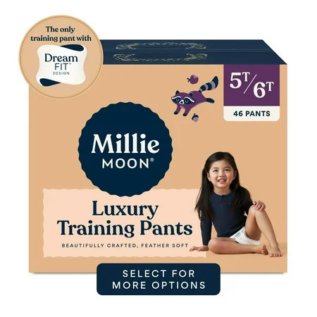 Millie Moon Luxury Training Pants, Size 5T-6T, 46 Count (Select for More Options) | Walmart (US)