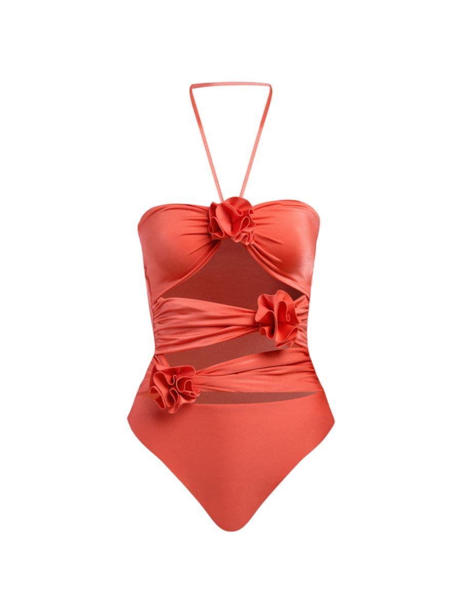Trinitaria One-Piece Cut-Out Swimsuit | Saks Fifth Avenue