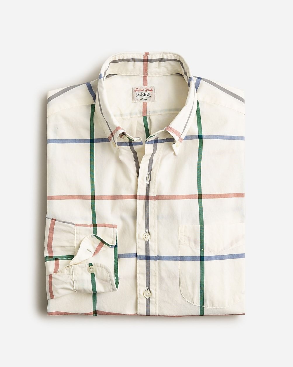Slim-fit Secret Wash cotton poplin shirt | J.Crew US