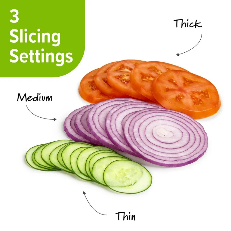 PrepSolutions Stainless Steel Blade Easy Adjustable Mandolin Slicer | Walmart (US)