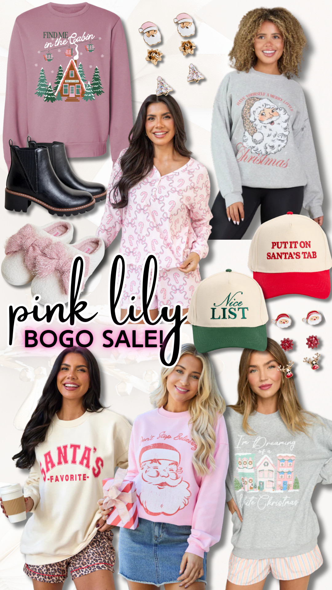 Loving all things holiday at Pink Lily AND they're doing a BOGO sale this weekend.  

 #LTKHoliday #LTKSaleAlert #LTKFindsUnder50