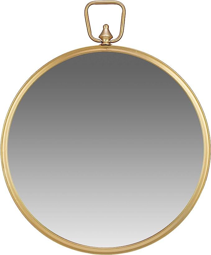 Gold Round Wall Mirror with Decorative Handle | Amazon (US)