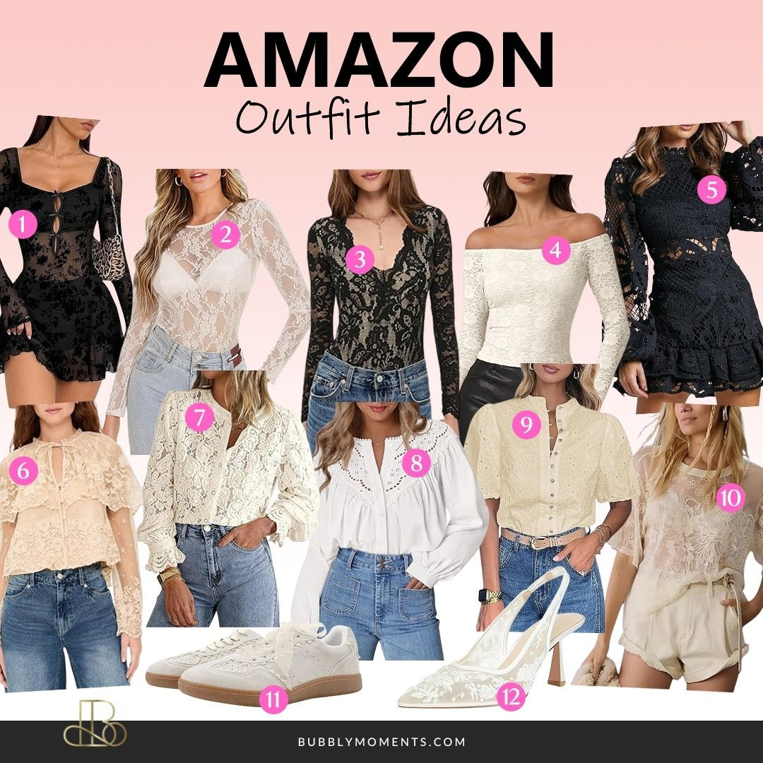 Lace details make every outfit feel a little more special 🤍 I’m sharing women’s lace detail outfits from Amazon that you can shop on the LTK.
 These looks are feminine, easy to wear, and perfect for everyday style. From lace-trim tops to soft dresses and delicate blouses, these pieces add a romantic touch without feeling too dressed up. They’re great for brunch, casual dates, spring days, or anytime you want to look effortlessly put together.
If you love classic pieces with subtle details, this collection is for you. Tap to shop, save your favorites, and refresh your wardrobe with soft, elegant styles you’ll reach for again and again. Follow along on LTK for more outfit inspiration and everyday fashion finds ✨
 #LTKFinds #LTKStyle #LTKootd #LaceDetails #LaceOutfits #WomensFashion #AmazonFinds #FeminineStyle #RomanticLooks #SpringStyle #OutfitInspo #EverydayChic #SoftStyle 

 