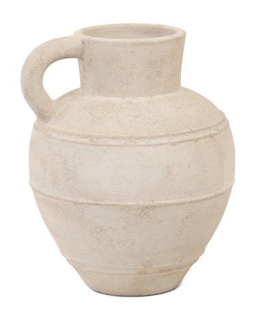 22x18 Terracotta Jug Vase With Handle | Marshalls