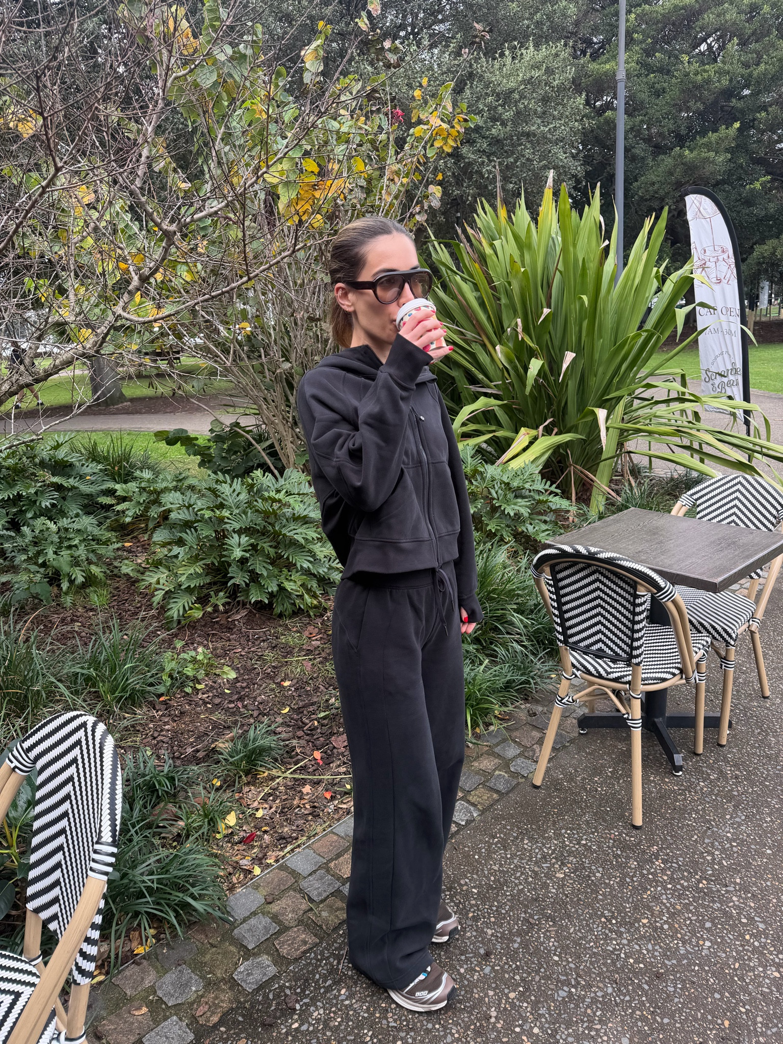 How to: be chic on your coffee run. Wearing size s 

#LTKfitness #LTKautumn #LTKaustralia