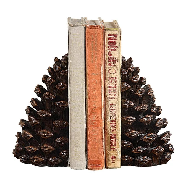 3R Studios Pinecone Resin Bookends | Walmart (US)
