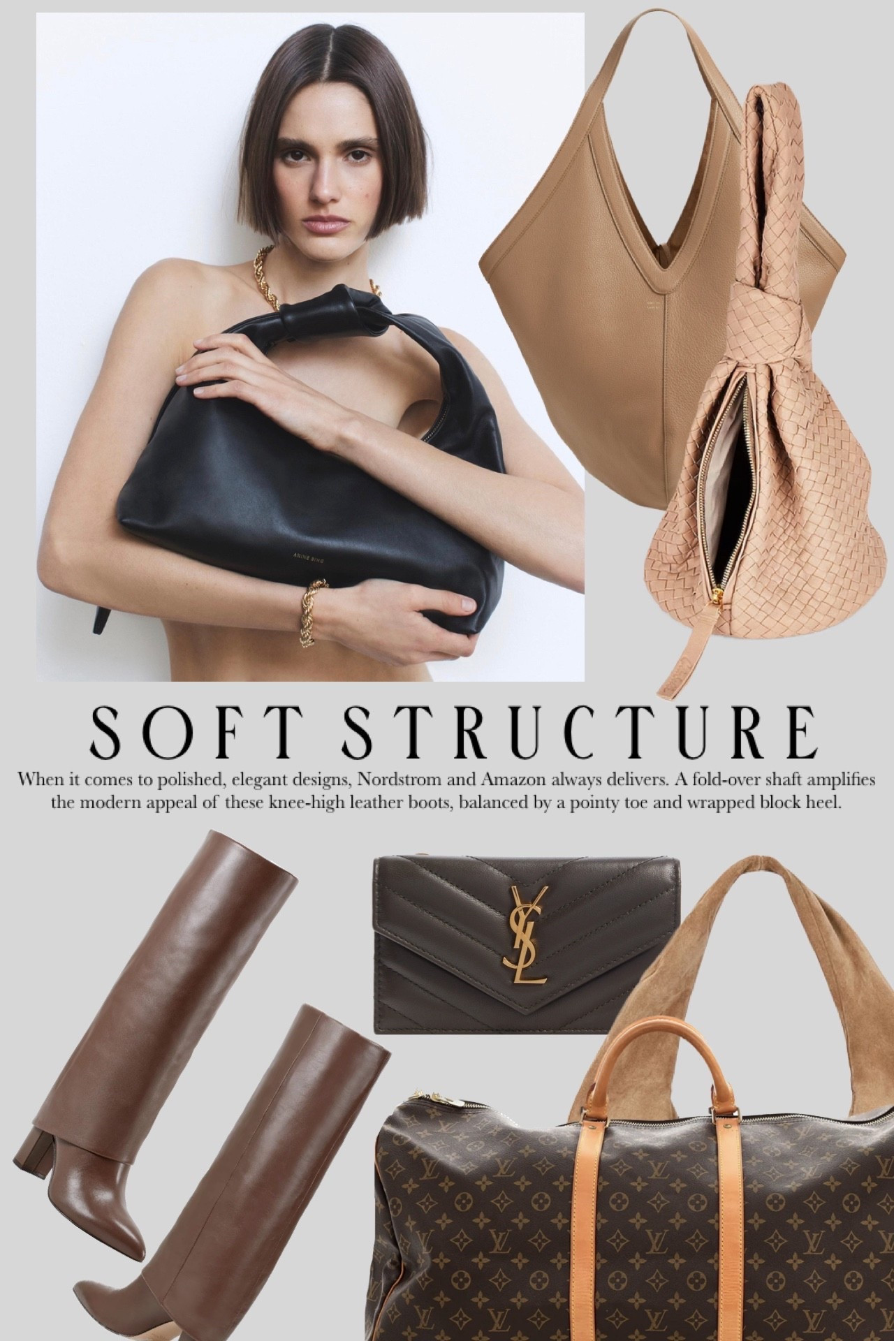 Soft structure from Amazon, Nordstrom, Shopbop and more 🤎

#boots #handbag #dupe #bagcharm #amazon 

#LTKMothersDay #LTKgrwm #LTKOver40