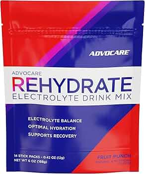 AdvoCare Rehydrate Electrolyte Drink Mix - Hydration & Recovery Drink with Sodium, Potassium & Mo... | Amazon (US)