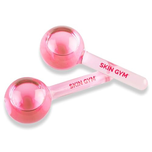 Skin Gym Ice Globe Beauty Balls, Pink Liquid Cryocicles, Cooling Face Roller for Smooth Skin & Enhanced Glow | Amazon (US)