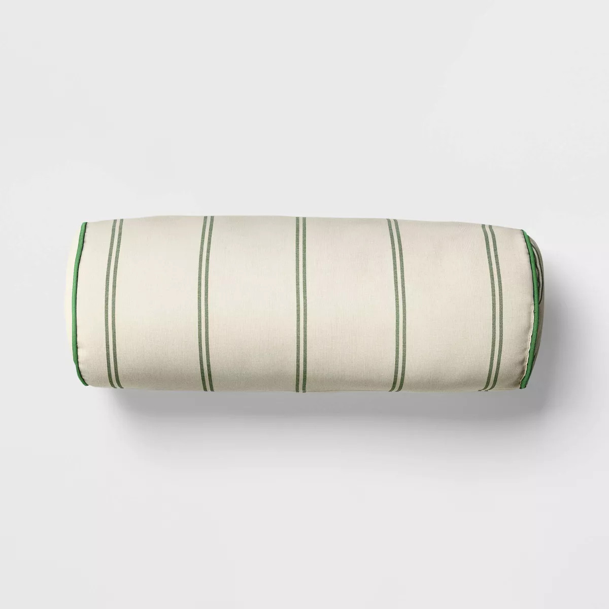 20"x8" Striped Outdoor Bolster Pillows Cream - Threshold™ designed with Studio McGee | Target