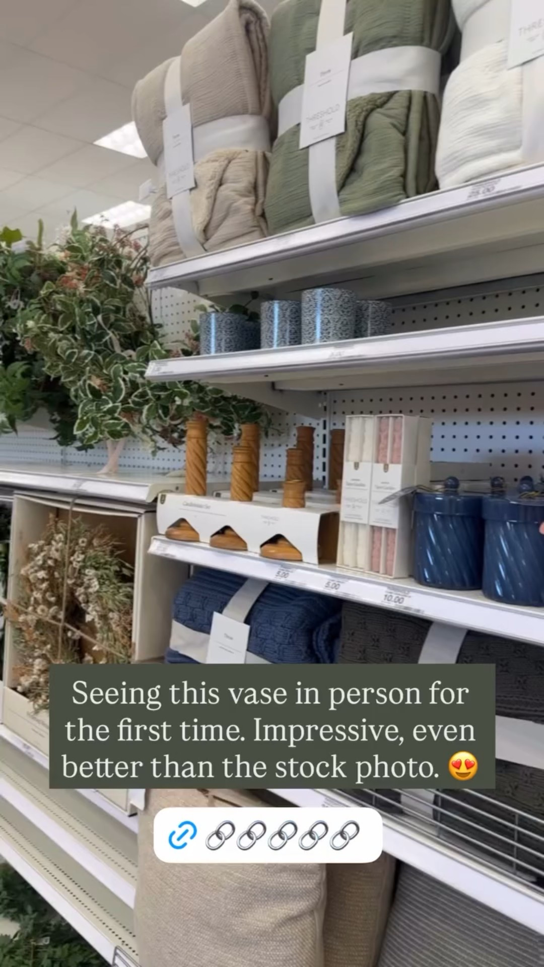 Seeing this vase in person for the first time. Impressive, even better than the stock photo. 😍

#LTKSeasonal #LTKSaleAlert #LTKHome