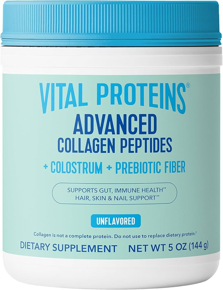 Vital Proteins\u00ae Advanced Collagen + Colostrum + Prebiotic Fiber, 2.5g VERISOL\u00ae Collagen... | Amazon (US)