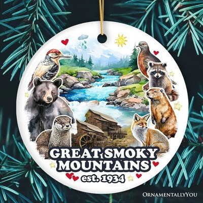 Unique Great Smoky Mountains Handcrafted Nature Ornament, Tennessee and North Carolina National Park Souvenir  3 | Target