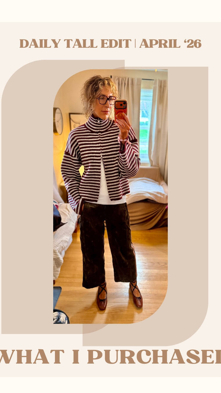 No gatekeeping — this is the tall girl brand I keep wearing.
6’3”. Almost 40. 36” inseam.
And yes — this actually fits.
If you’ve seen my stories, you already know…
I can’t stop wearing this mock neck zip.
Recent haul from Après June:
– mock neck zip (L — on repeat)
– red linen wide leg pants (M)
– ombré sweatshirt + sweatpants set (L)
Sizing note:
They currently offer S–XL. Totally get that as a smaller brand — just something to be aware of.
I’ve found their sizing really consistent across everything I’ve tried.
This is the kind of brand where you buy it… and then keep reaching for it.
I can’t link them on LTK, but I tagged them so you can check them out directly.
Want similar options (more size range, different price points, tall-friendly fits)?
Comment SHOP and I’ll send you links to:
– linen pants + sets
– zip sweaters
– elevated sweats that actually fit long legs
#tallgirlstyle #tallfashion #springoutfits #styleover40


#LTKootd #LTKTall #LTKgrwm