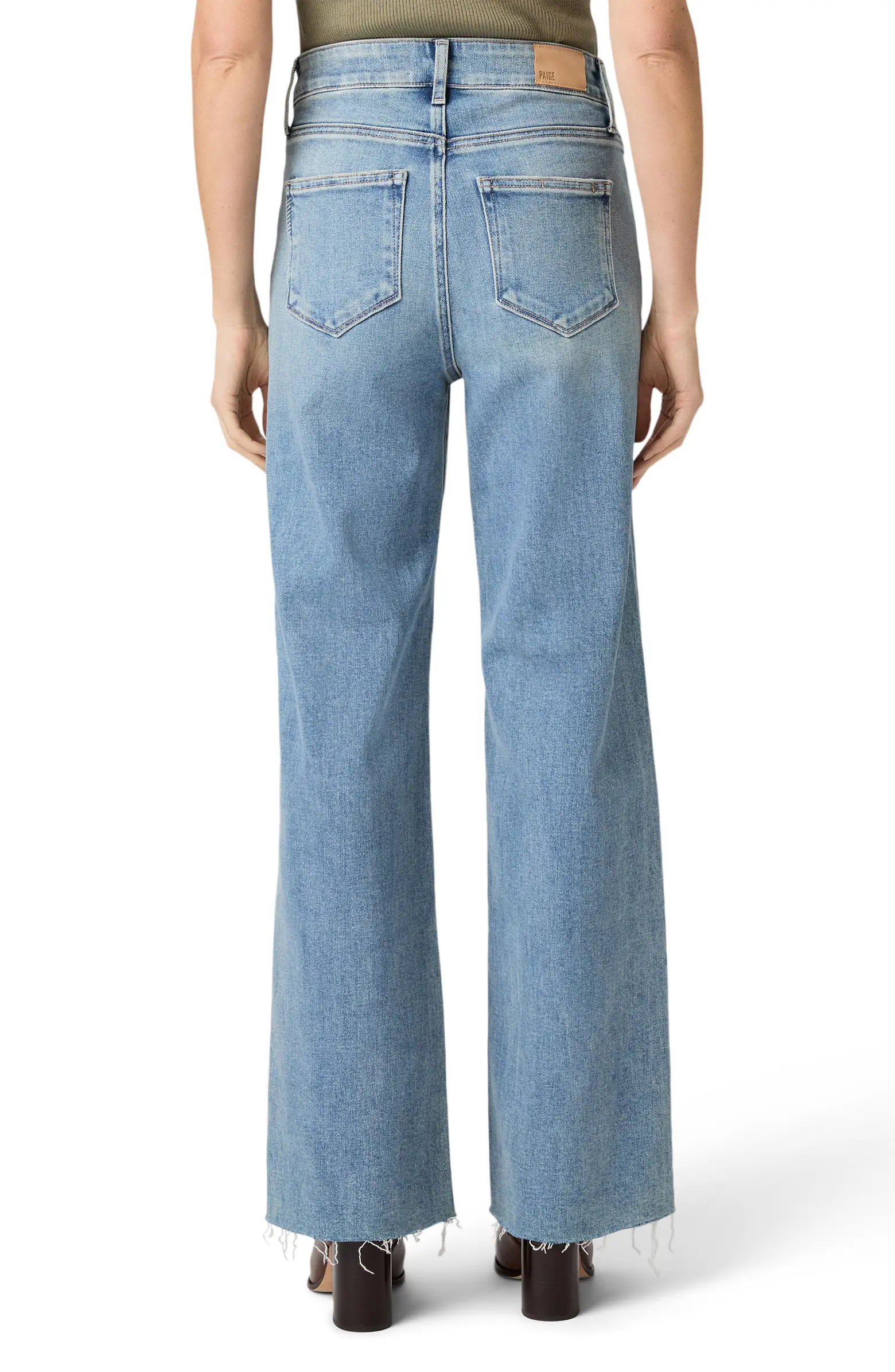 Anessa Raw Hem High Waist Wide Leg Jeans | Nordstrom
